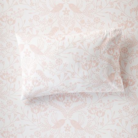 Organic Pattern Play Pink Floral Toddler Pillowcase Reviews