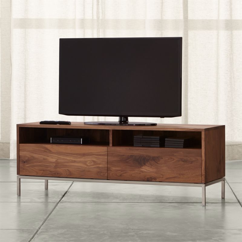 TV Stands for 55 Inch TVs Pearson 55  Media Console Reviews Crate and Barrel