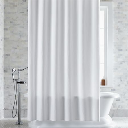 Pebble Matelasse White Extra Long Shower Curtain Reviews Crate