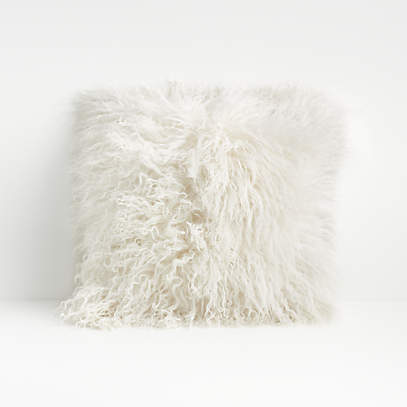 mongolian lambswool pillow