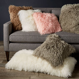 Pelliccia Mongolian Sheepskin Pillows