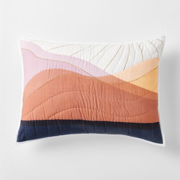 Peruvian Travel Organic Cotton Sunrise Kids Pillow Sham