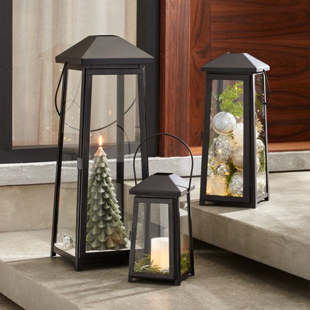 medium frame size Metal Black Petaluma  and Lanterns Barrel  Crate