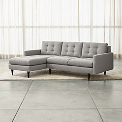 Petrie 2 Piece Right Arm Chaise Midcentury Sectional Sofa Reviews Petrie 2 Piece Left Arm Chaise Midcentury Sectional Sofa