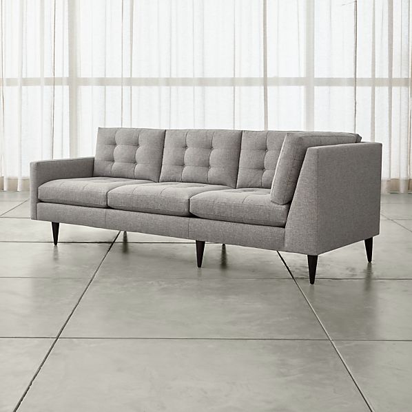 Petrie Small Corner Sofa Reviews Crate And Barrel