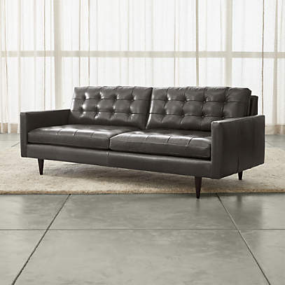 black sofa