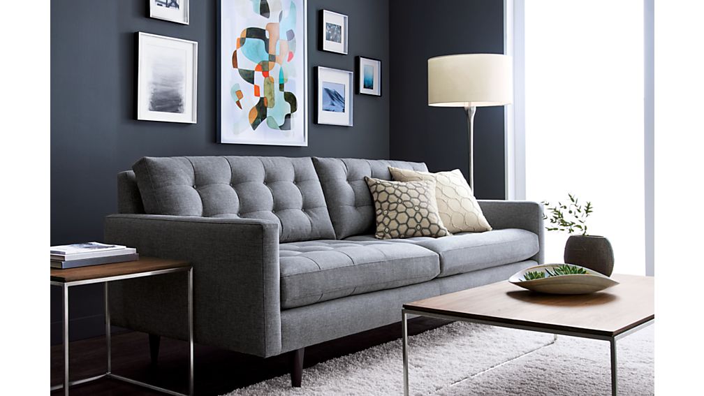 Petrie MidCentury Sofa Crate and Barrel