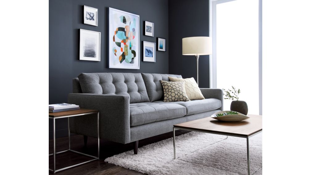 Petrie MidCentury Sofa + Reviews Crate and Barrel