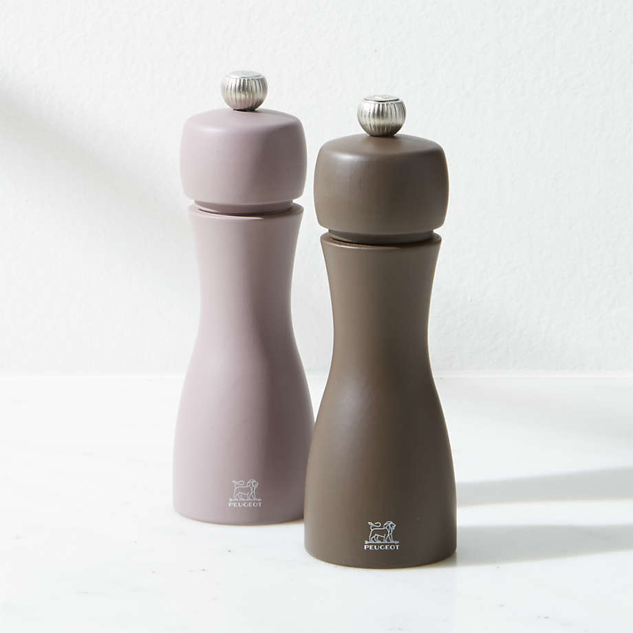Peugeot Tahiti Winter 7" Salt and Pepper Mill Duo Crate and Barrel