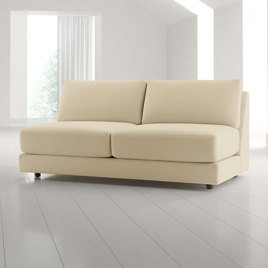 Peyton Armless Sofa Reviews Crate And Barrel