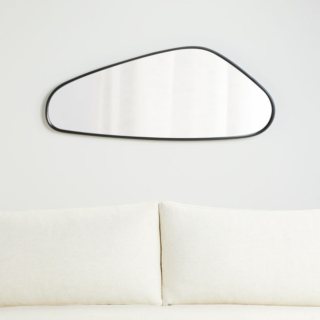 Peyton Asymmetrical Wall Mirror | Crate and Barrel