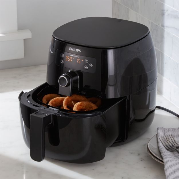 Philips Black Digital Turbo Star Air Fryer + Reviews | Crate and Barrel