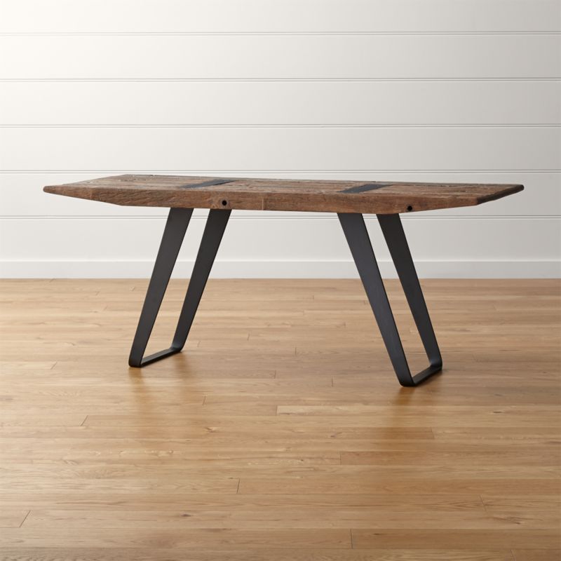 Phoenix Rustic Work Table 72 Reviews Crate And Barrel Canada