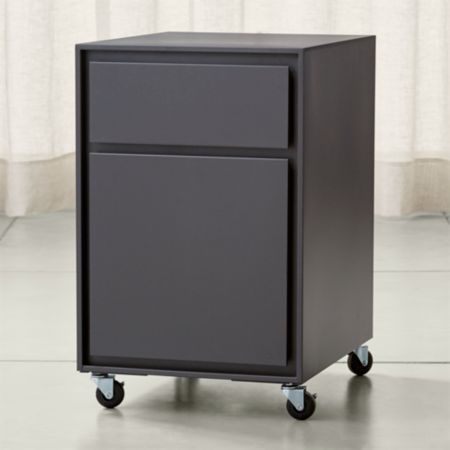 Pilsen Graphite Two Drawer File Cabinet Reviews Crate And Barrel