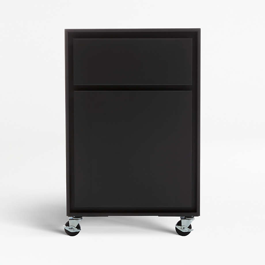Pilsen Graphite Two Drawer File Cabinet Crate And Barrel