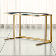 Glass Desks Crate And Barrel