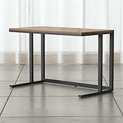 Pilsen Graphite Gl Corner Desk Reviews Crate And Barrel Pilsen Graphite Desk With Walnut Top
