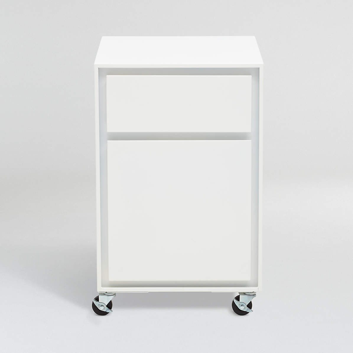 Pilsen White Two Drawer File Cabinet Reviews Crate And Barrel
