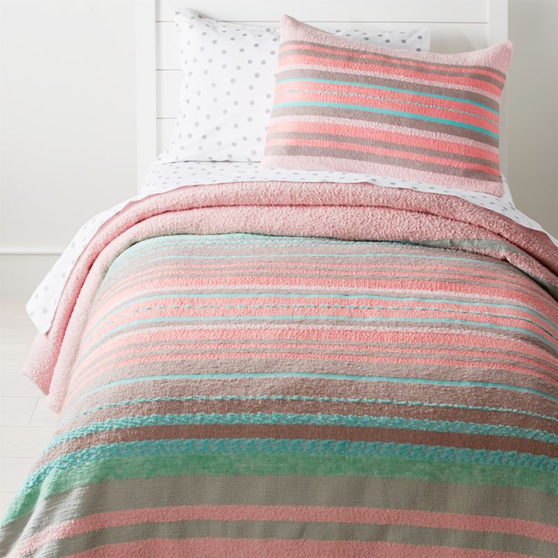 Pink Gradient Duvet Cover Crate And Barrel