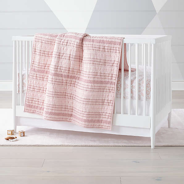 next to me crib sheets pink