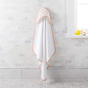 rainbow hooded towel