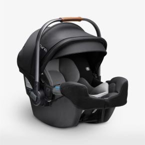 Image of Nuna PIPA ™ rx Caviar Black Reclining Infant Car Seat + PIPA RELX Base