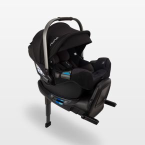 Image of Nuna PIPA ™ rx Caviar Reclining Infant Car Seat + PIPA RELX Base