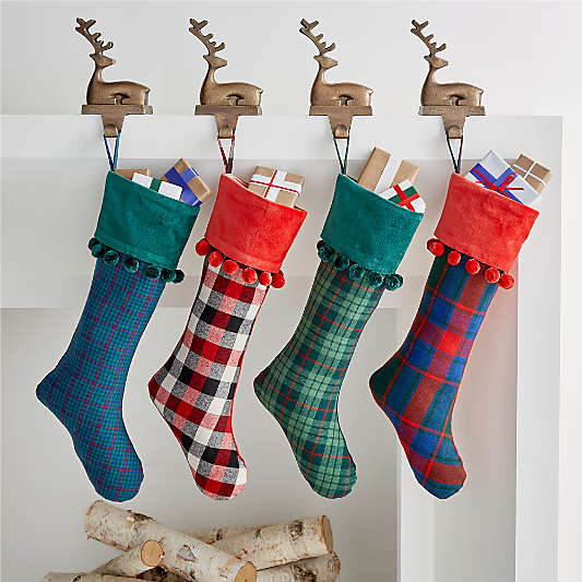Christmas Stockings & Hooks 2020 Crate and Barrel