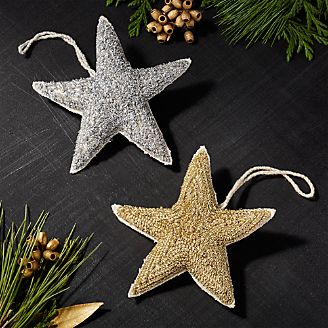 Star & Snowflake Christmas Ornaments | Crate and Barrel