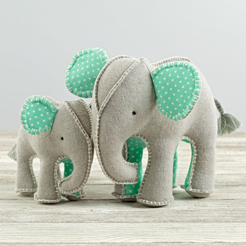 elephant stuffed animal pattern