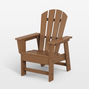Image of Teak Outdoor Kids Adirondack Chair by POLYWOOD ®
