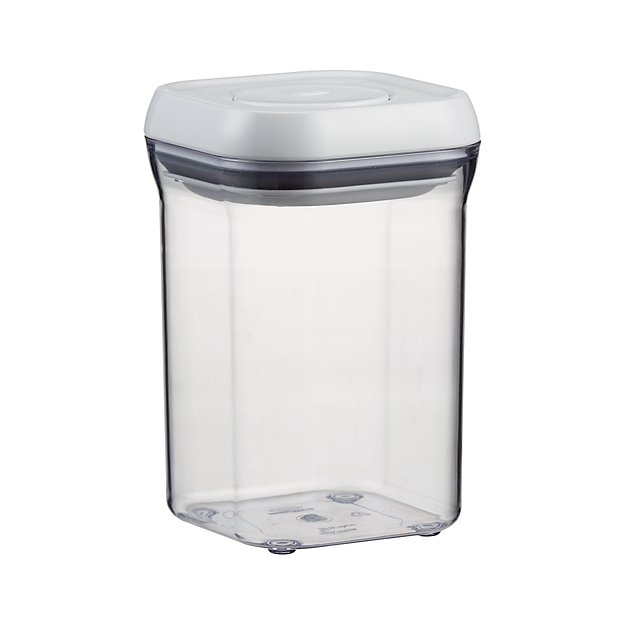 OXO ® Pop Square .9qt Container with Lid | Crate and Barrel