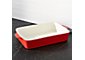 Potluck Lasagna Red Baking Dish