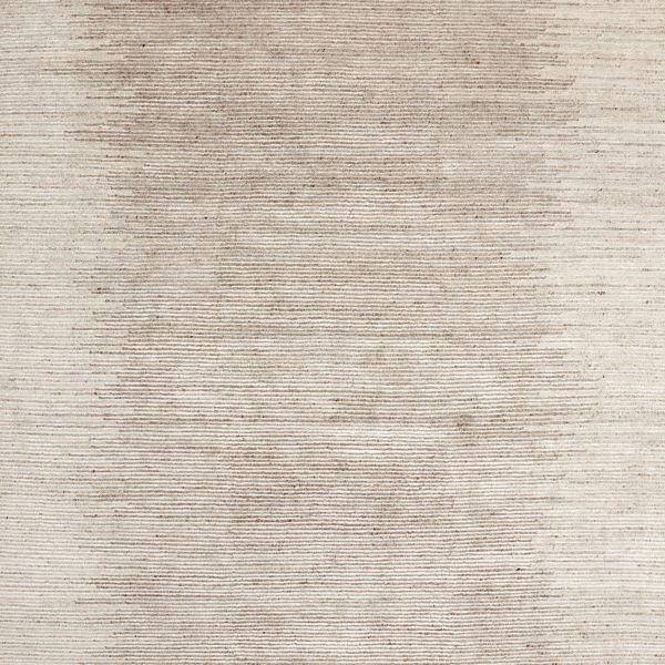 Prague Wool and Viscose Hand-Knotted Ombre Taupe Brown Area Rug 6'x9'