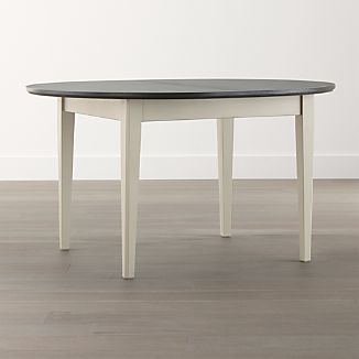 White Kitchen Tables Crate And Barrel Pranzo Ii Vamelie Oval Extension Dining Table