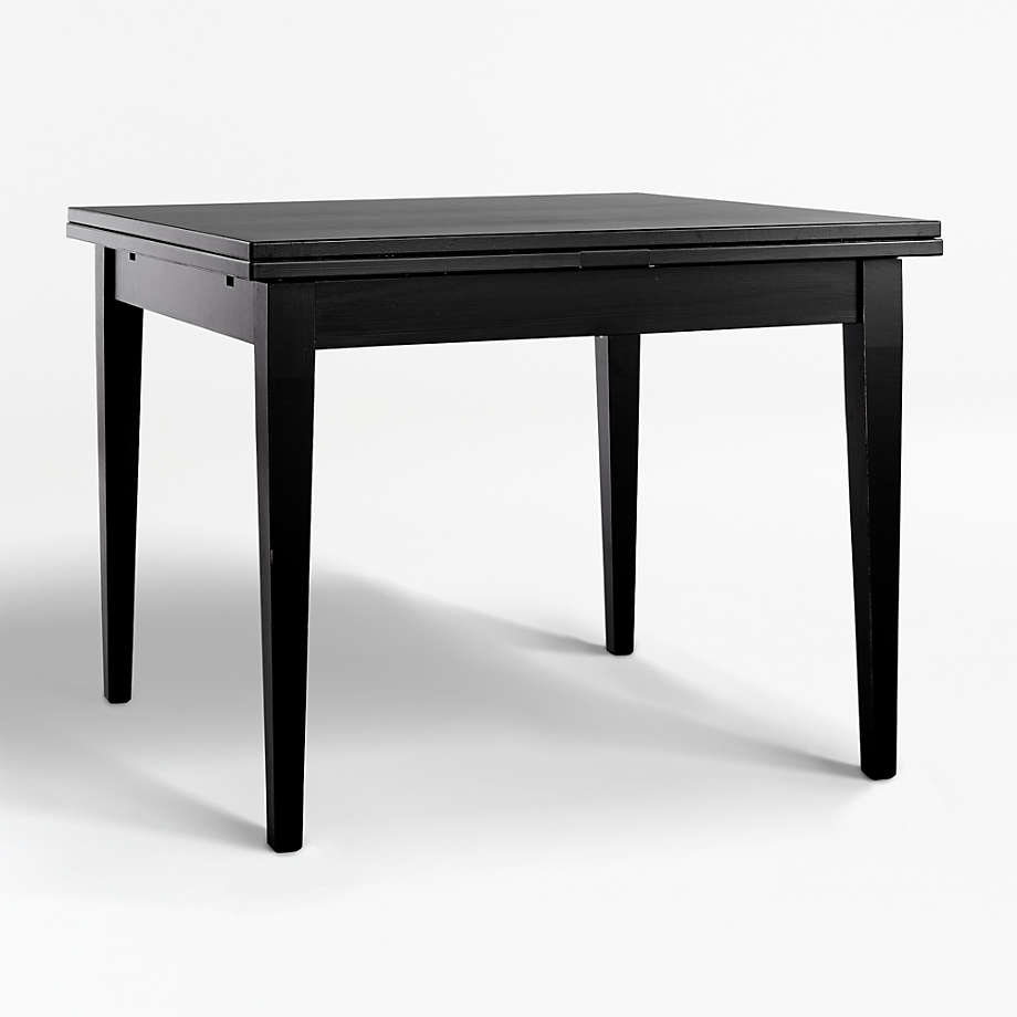 Pratico Bruno Black Extension Square Dining Table + Reviews Crate and