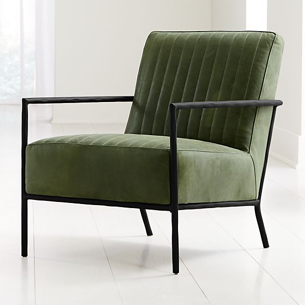 Pratt Leather Metal Frame Chair Reviews Crate And Barrel Pratt Leather Metal Frame Chair