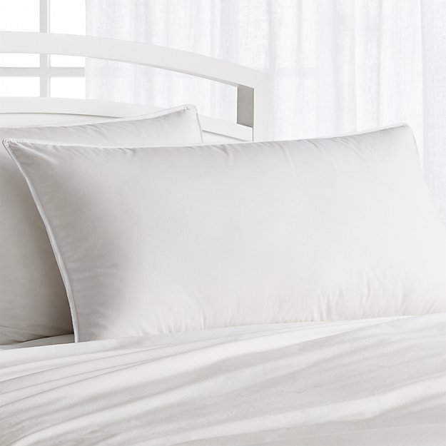 Premium Down Firm King Pillow + Reviews Crate and Barrel
