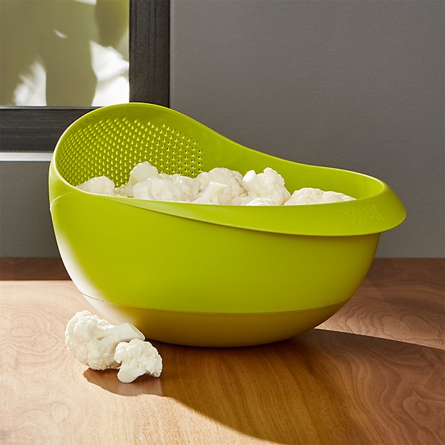 Joseph Joseph ® Prep and Serve Green Bowl Crate and Barrel