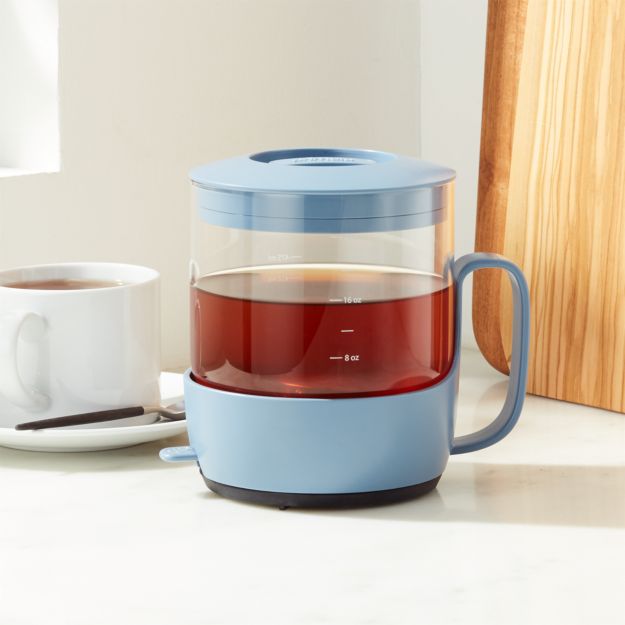 Primula Addison Blue 24Ounce Tea Maker Crate and Barrel