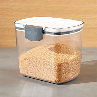 Flour Containers Crate And Barrel Progressive Prokeeper 1 5 Qt Brown Sugar Storage Container