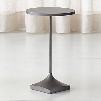 All Occasional Tables Crate And Barrel Prost Small Metal Drink Table
