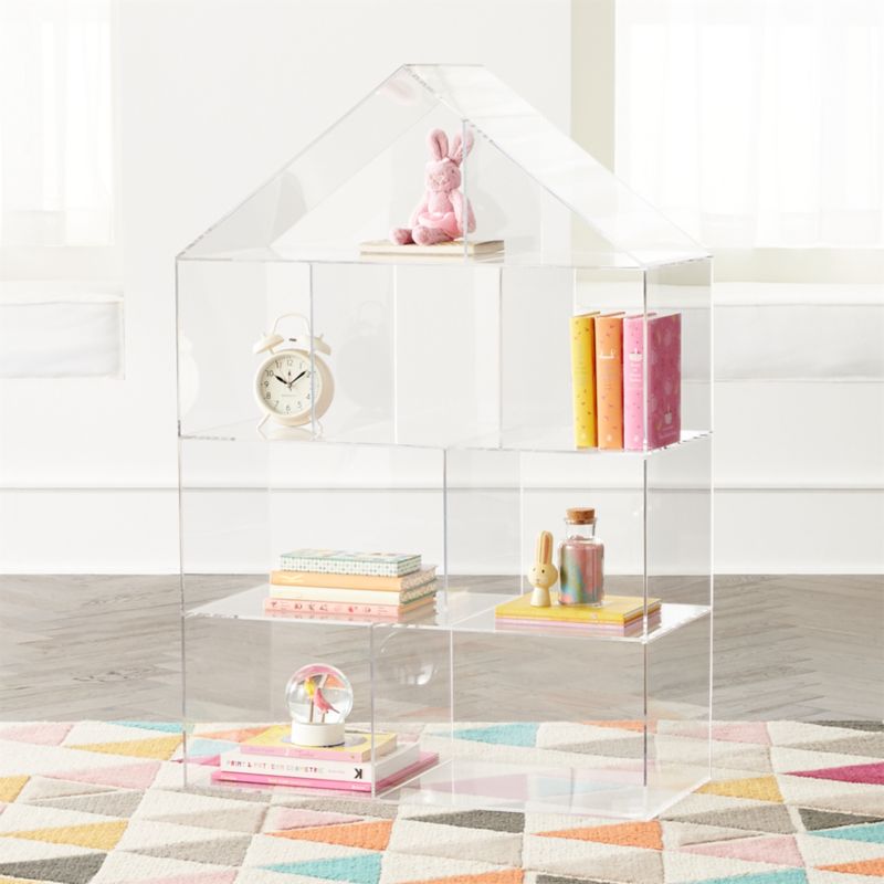 acrylic bookshelves nursery