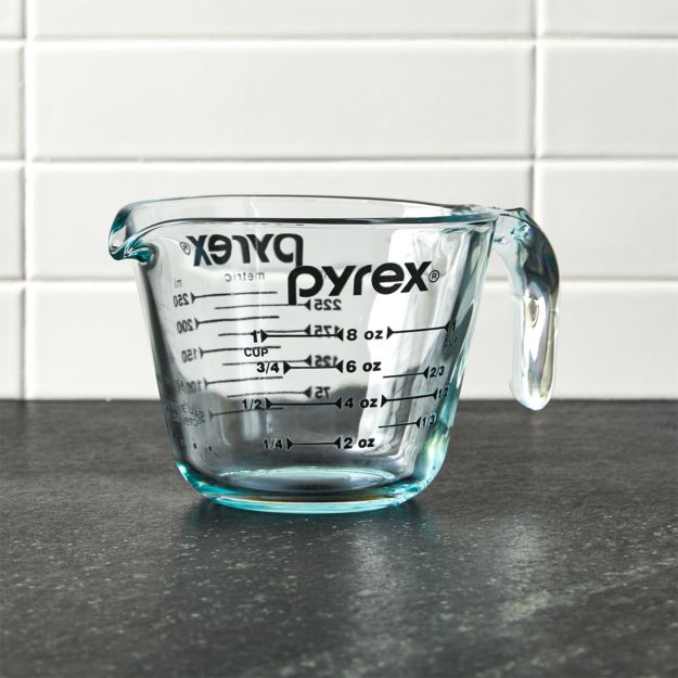 Pyrex 1Cup Measuring Cup + Reviews Crate and Barrel