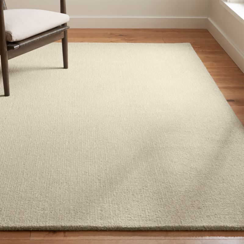 Quinn Natural Wool Rug Crate and Barrel