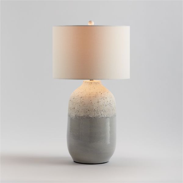 Quinn Large White Ceramic Table Lamp 25.75