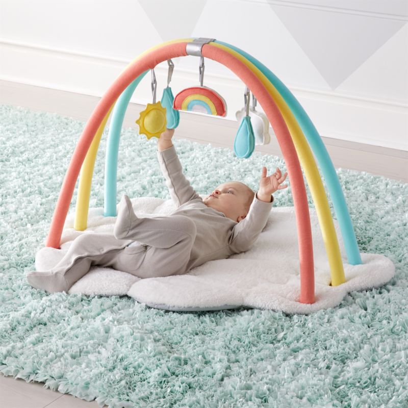 placemats and baby gym