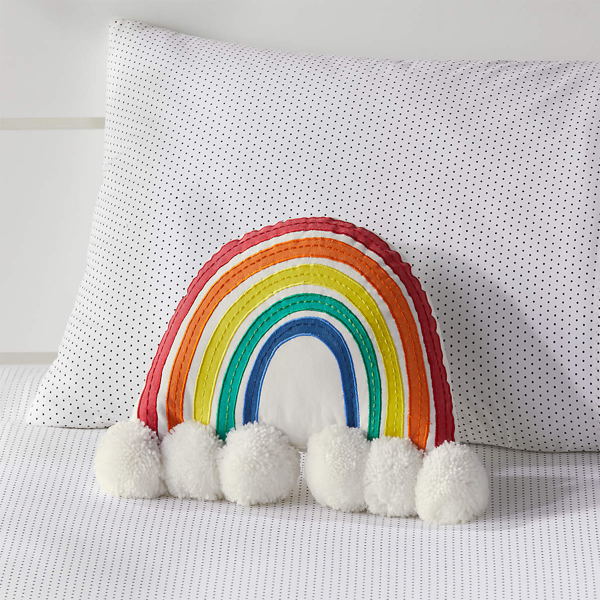 Rainbow Throw Pillow + Reviews | Crate 