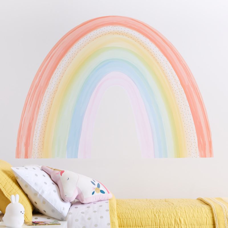 rainbow wall decal