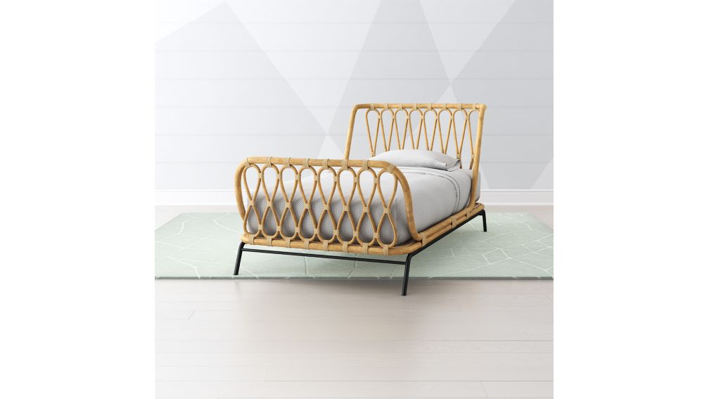 Rattan Kids Bed Crate and Barrel